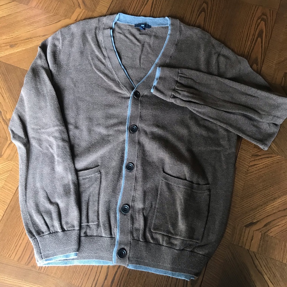 Gap Oversized “Layered” Cardigan Sweater